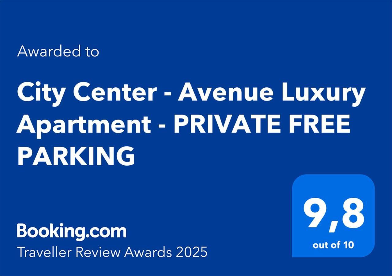 Center - Avenue Luxury - Private Free Parking Appartement *